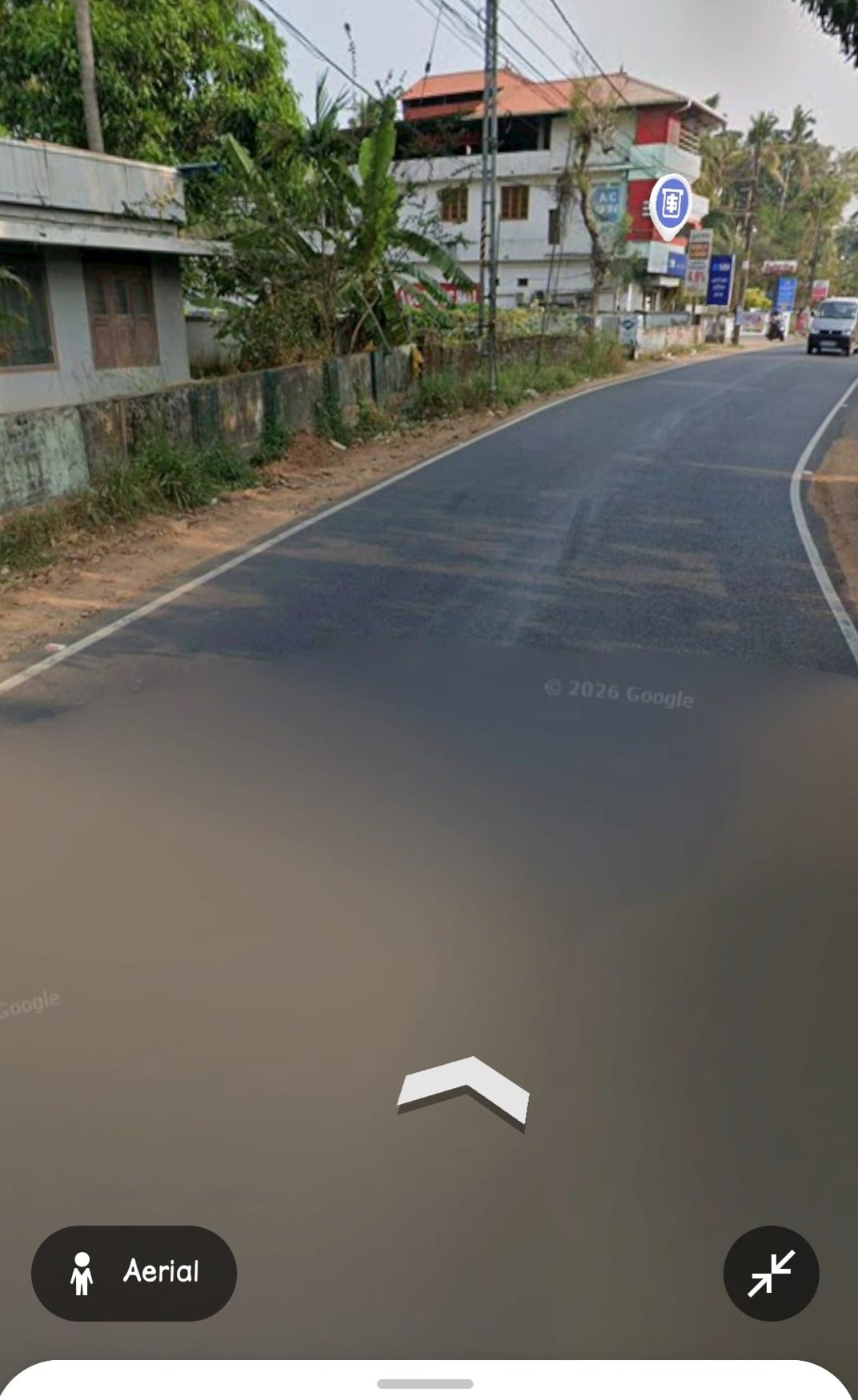 22cent plot for rent in pavaratty junction with home which can be also used/demo