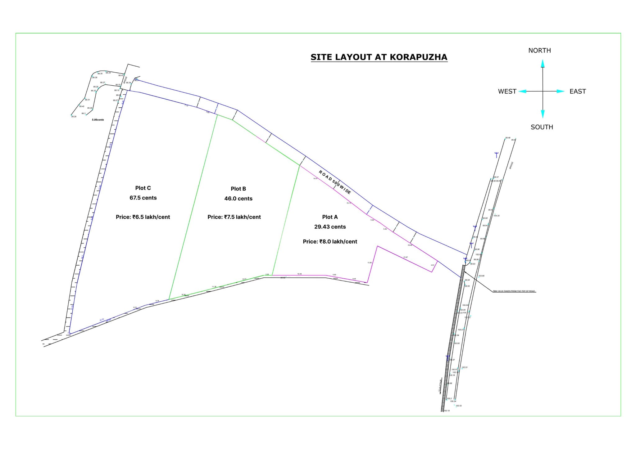 Plot for Sale in Elathur, Kozhikode