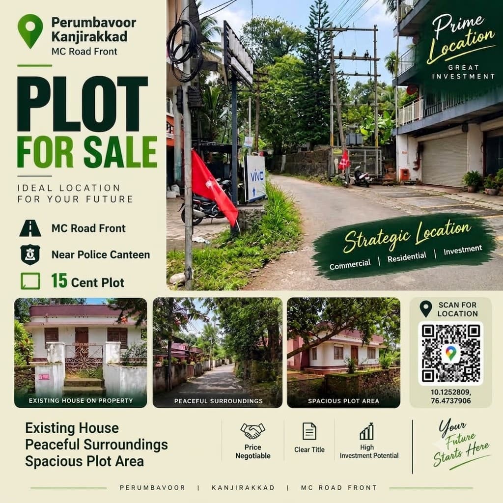 Plot for Sale in Vallam, Kochi