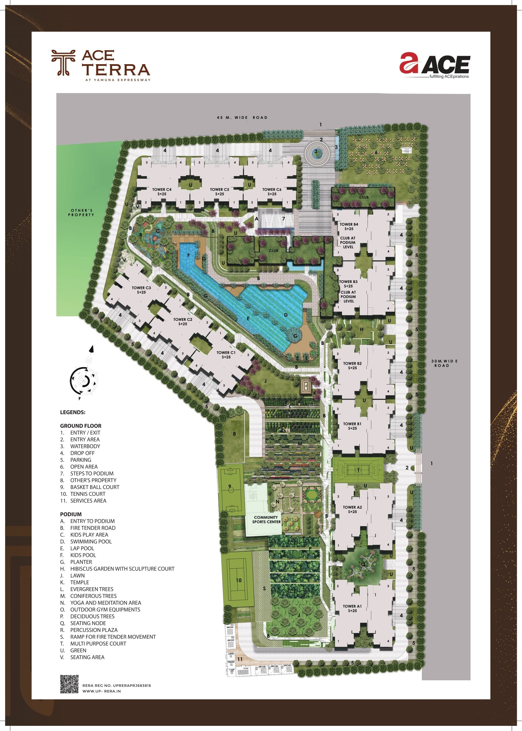 3 BHK apertment for Sale in Ace Terra