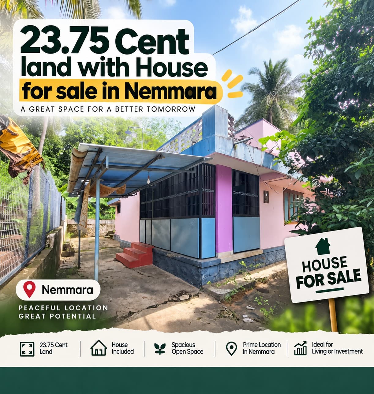 Plot for Sale in Nemmara, Palakkad