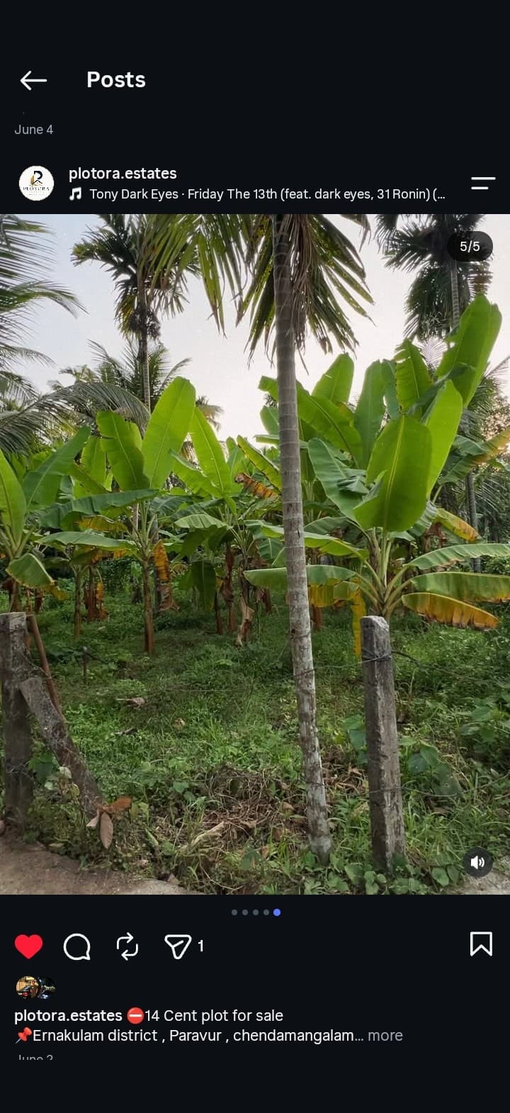 Plot for Sale in Chendamangalam, Kochi