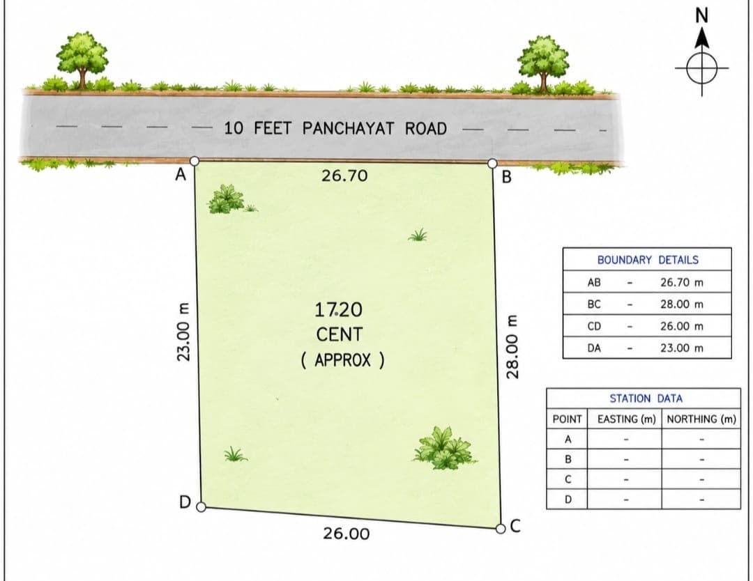 Plot for Sale in Pantheerankave, Kozhikode